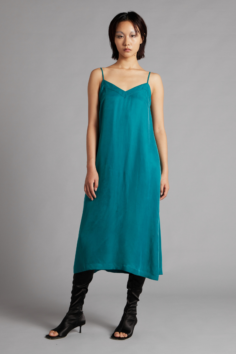 Jewel Green Glider Midi Dress