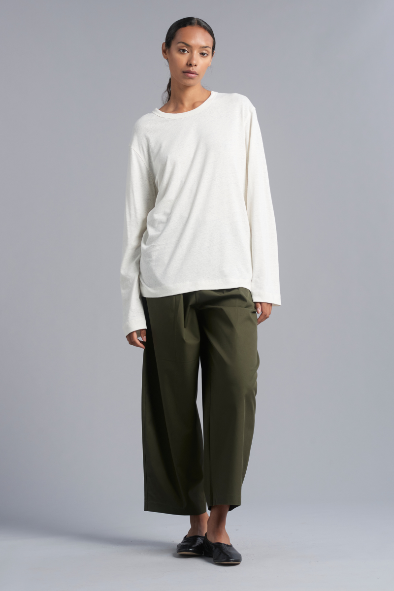 Off White Quinn GenderU Hemp LS Tee