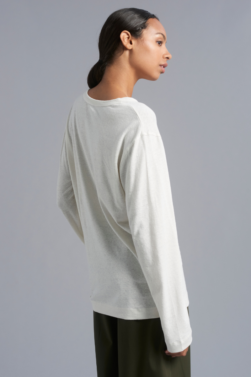 Off White Quinn GenderU Hemp LS Tee