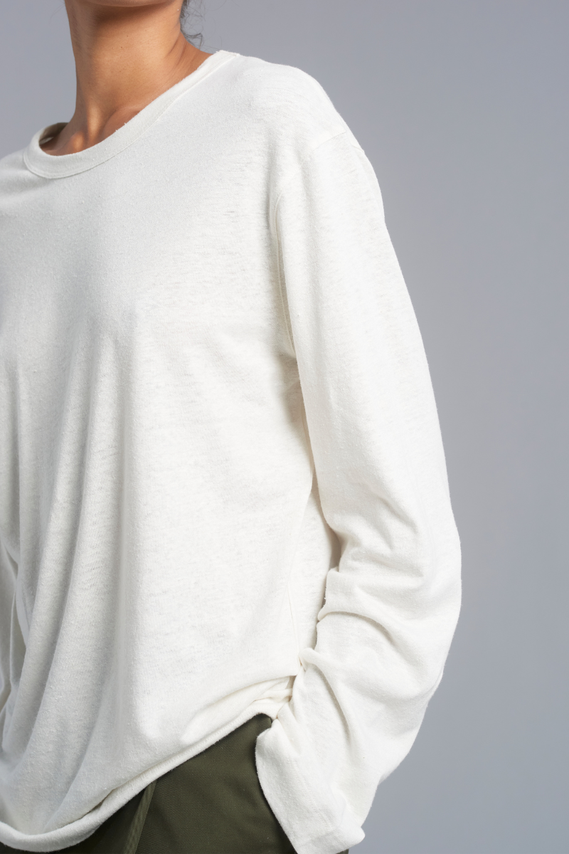 Off White Quinn GenderU Hemp LS Tee