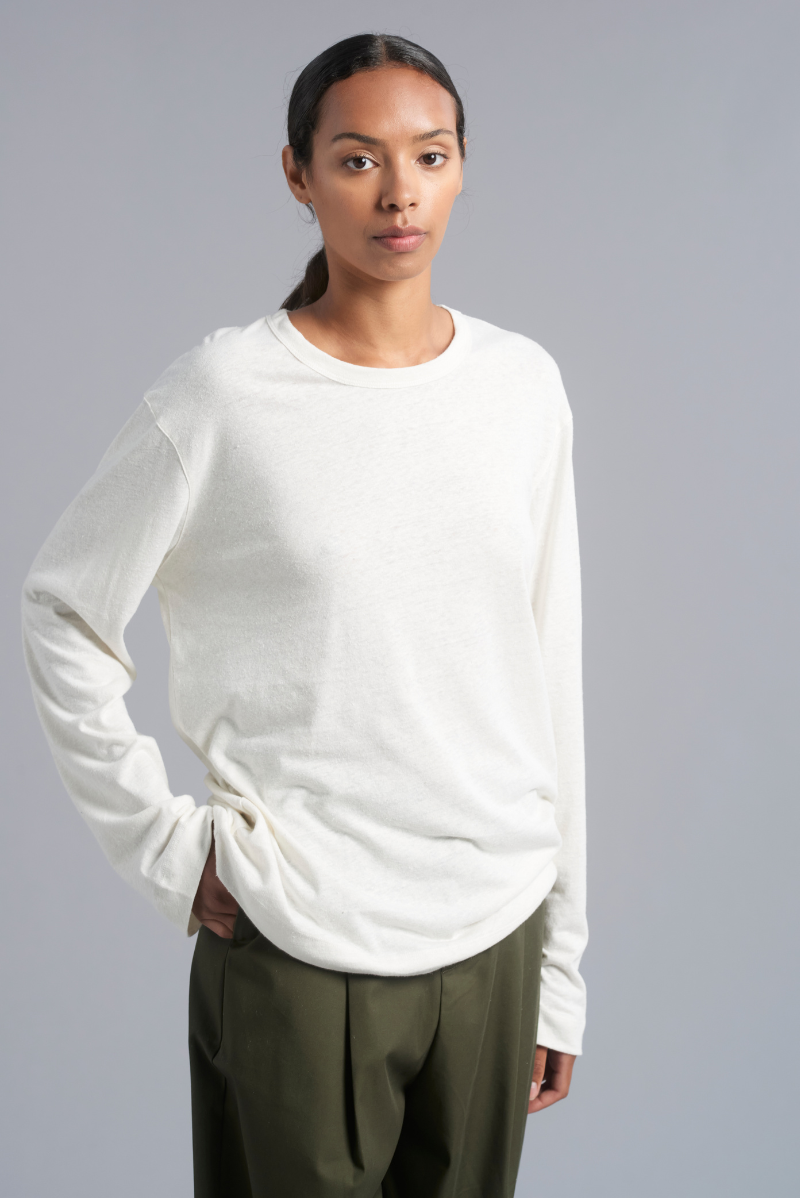 Off White Quinn GenderU Hemp LS Tee