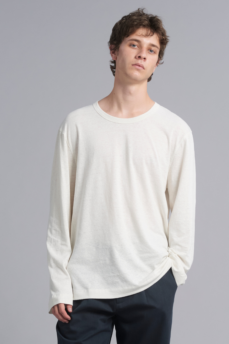 Off White Quinn GenderU Hemp LS Tee