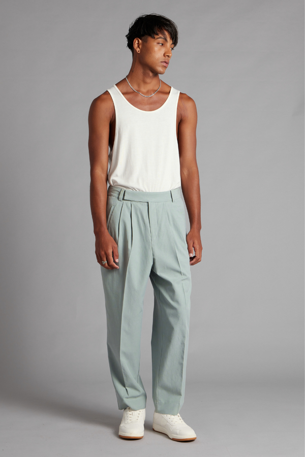 Mineral Blue Bowie GenderU Pants