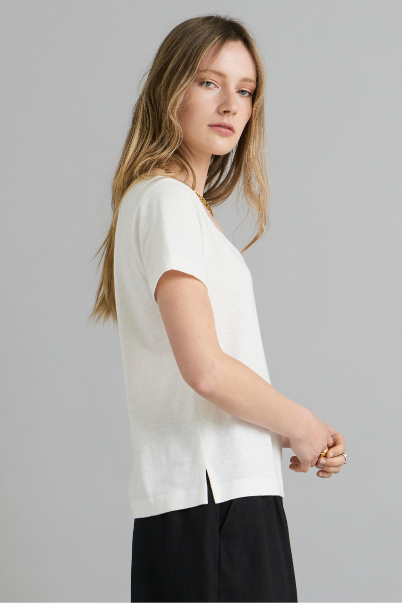 Off-White Lucia Bamboo Cotton Tee