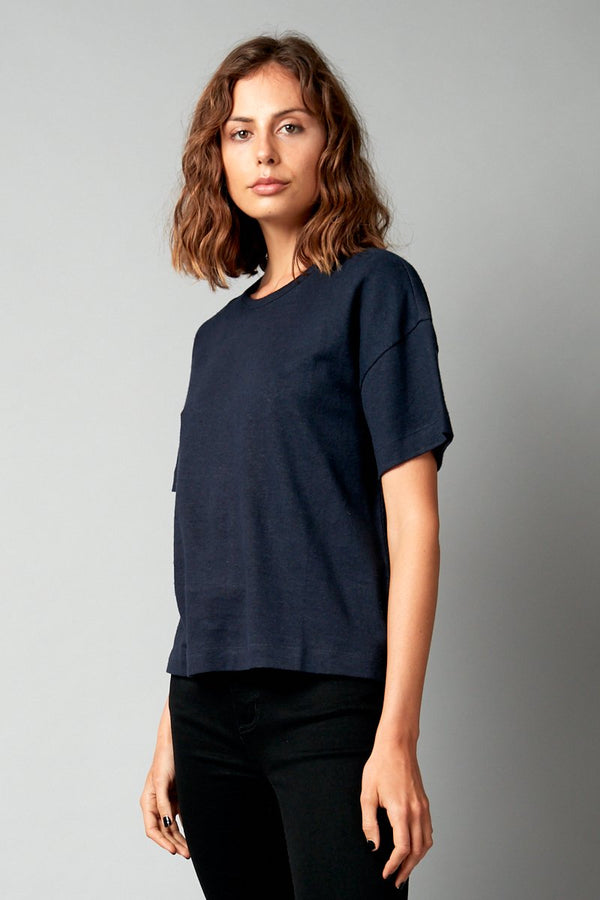 INK JOBEN HEMP COTTON CROPPED TEE - Nique Clothing