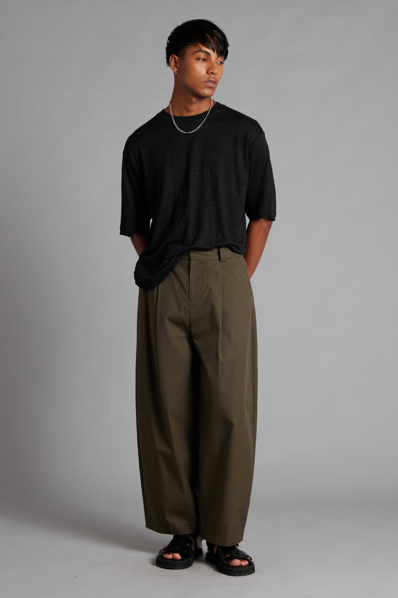 Rich Khaki Stanton GenderU Pants