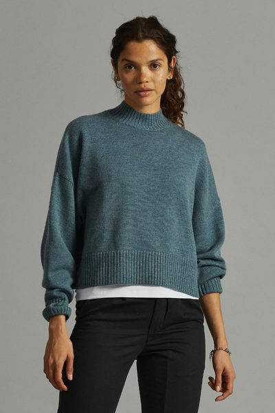 Arctic Green Melange Aero Knit