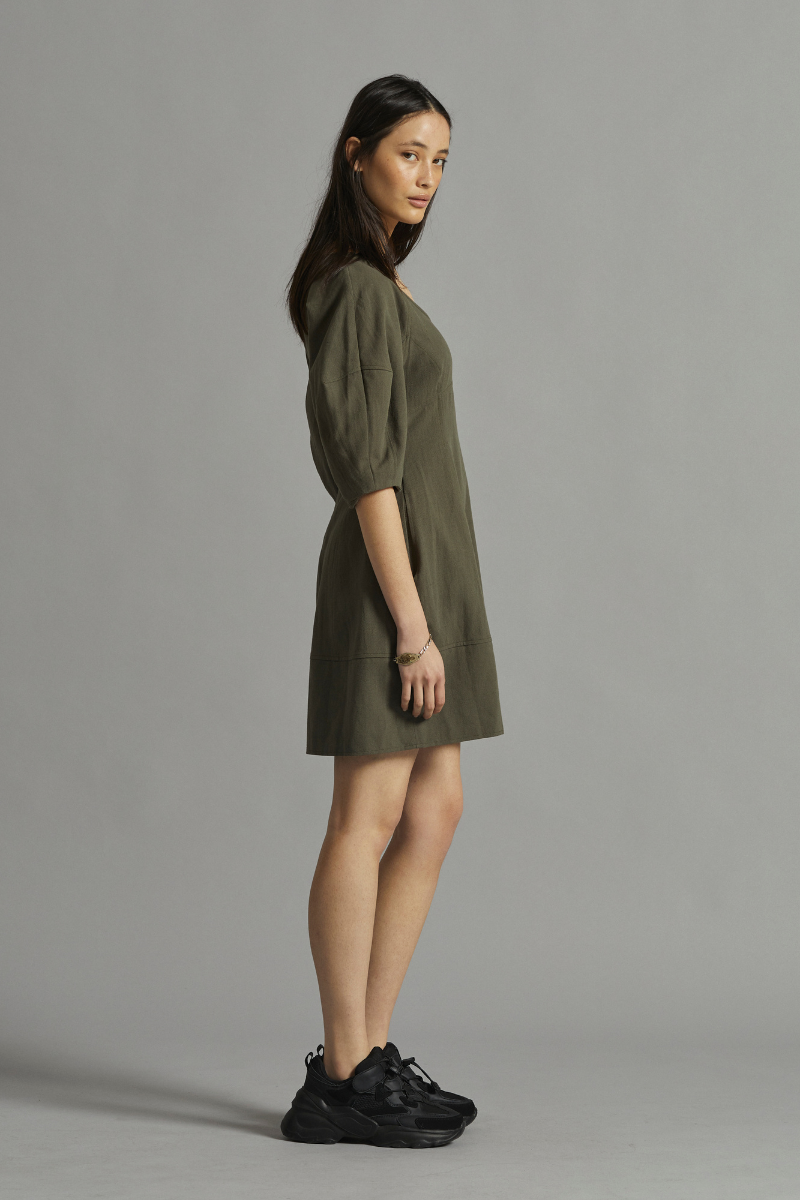 Khaki Arbor Mini Dress