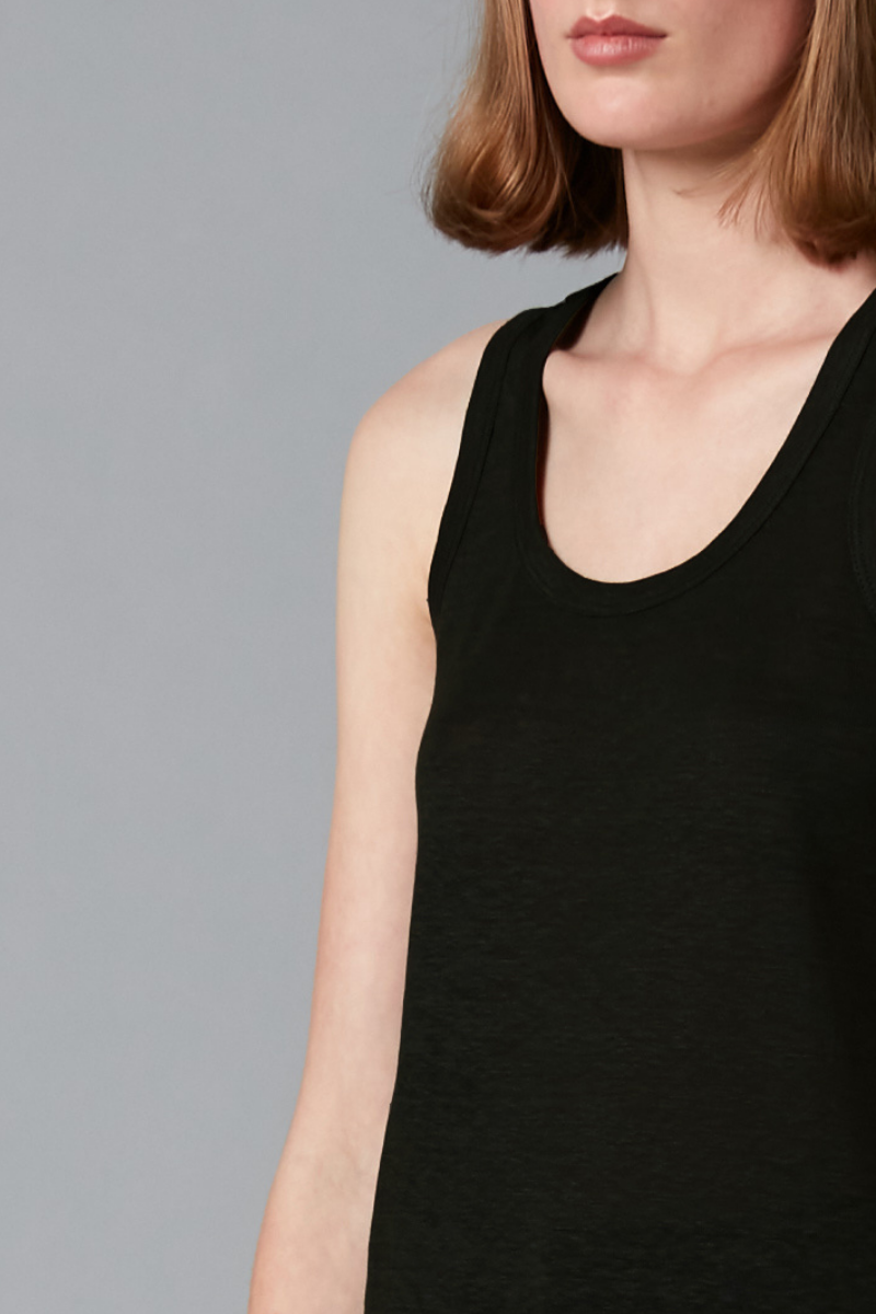 Black Kyoto Hemp Tank