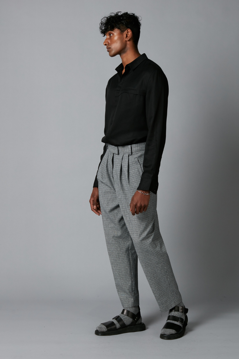 Check Bowie Cotton GenderU Pants