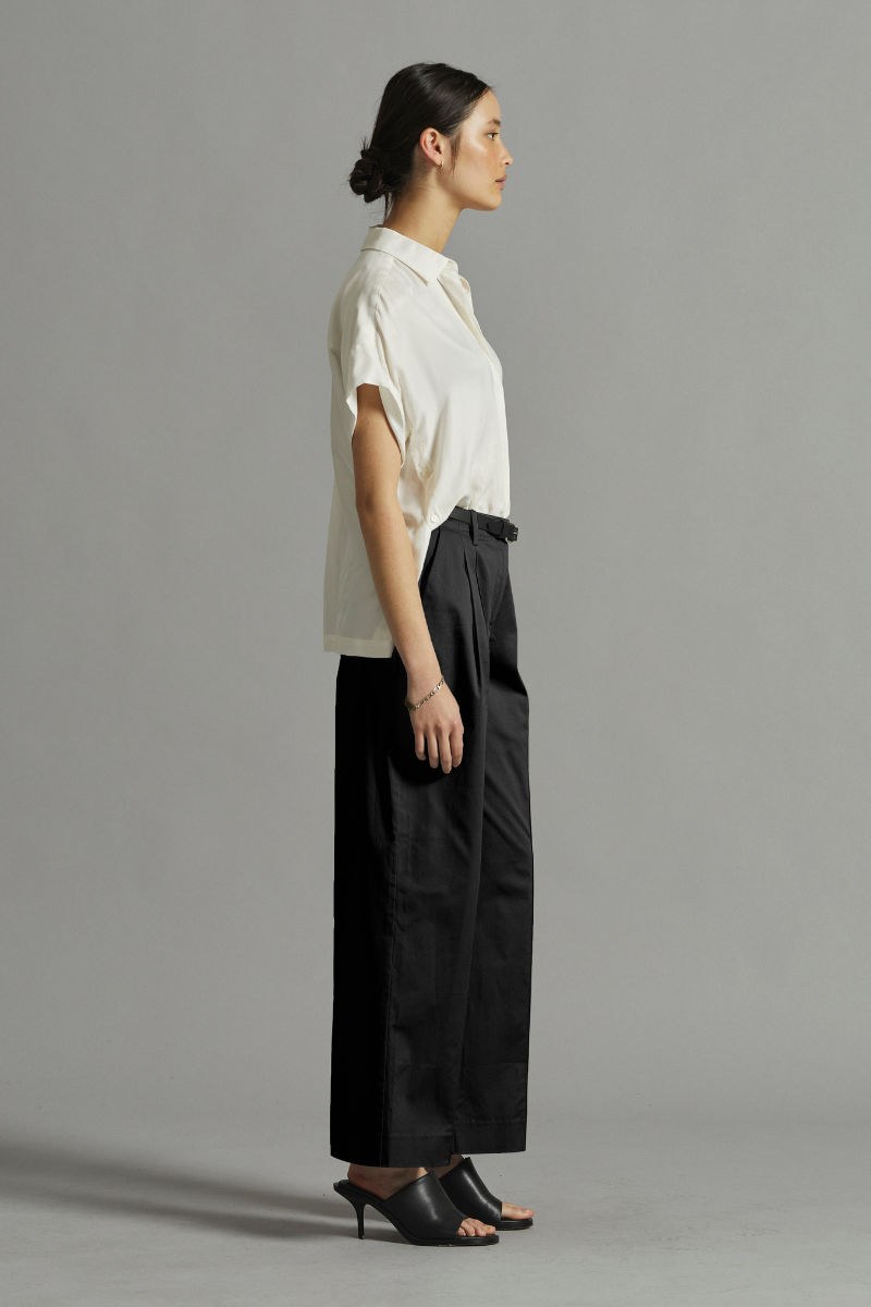 Black Stella Cotton Pant