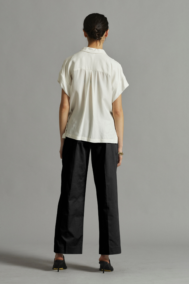 Black Stella Cotton Pant