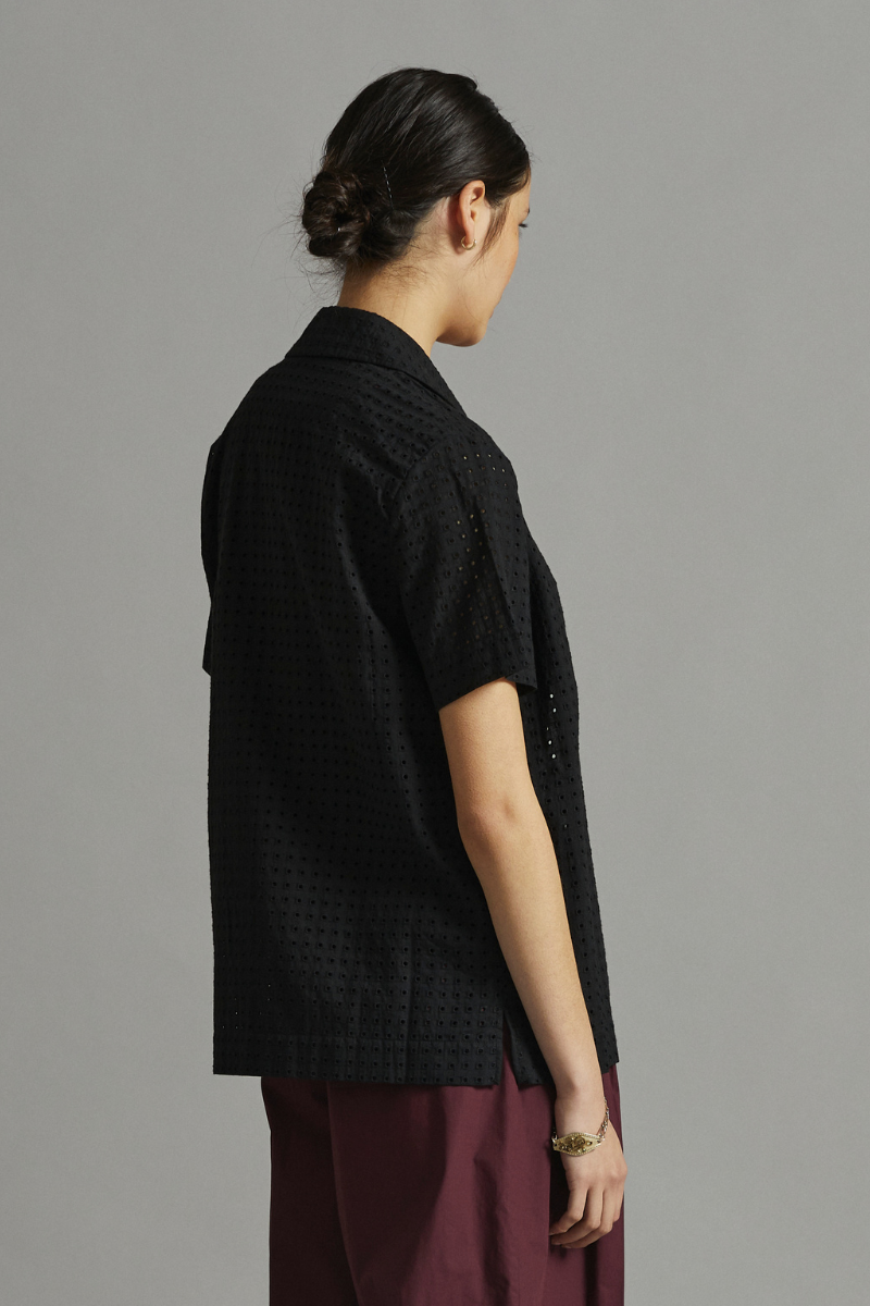 Black Brodie GenderU Cotton Shirt