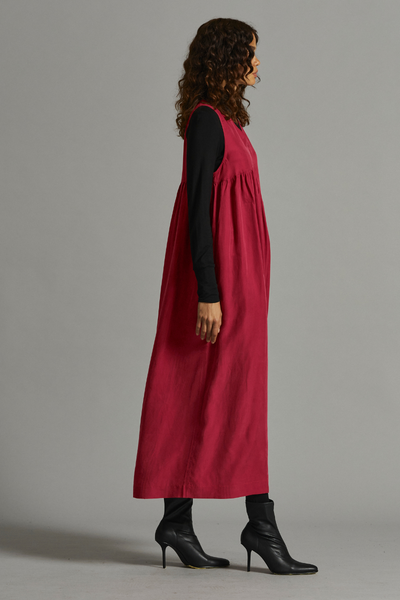 Crimson Red Macy Maxi Dress