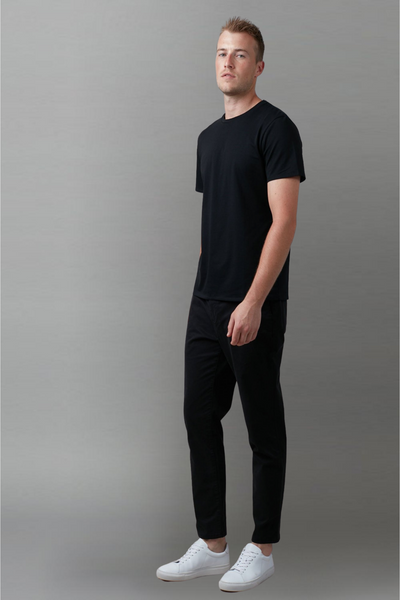 Black Tait Mercerised Cotton Tee