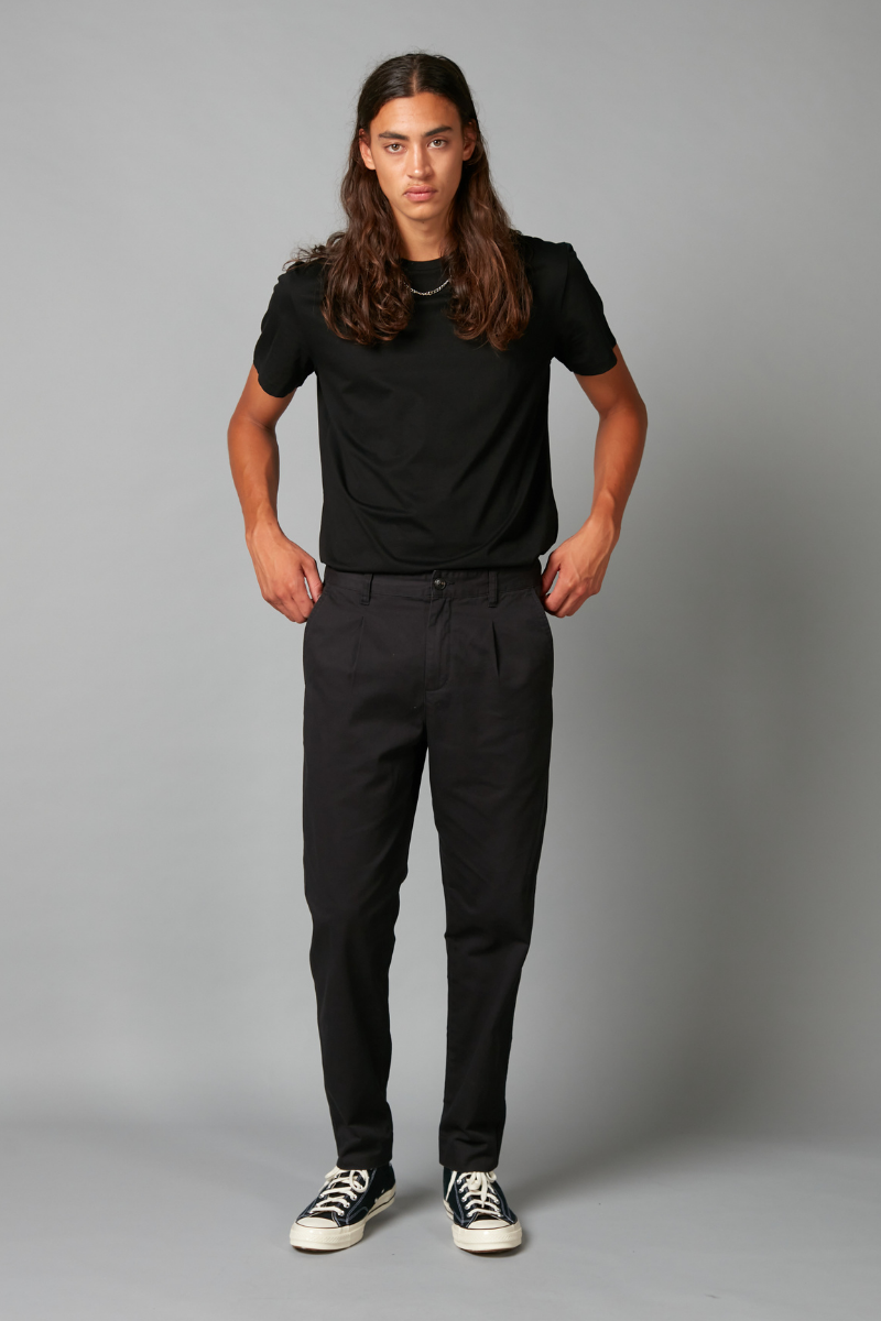 Black Osakie Unisex Cotton Pants