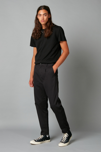 Black Osakie Unisex Cotton Pants