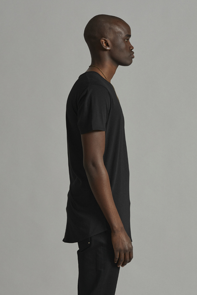 Black Aalto Bamboo Cotton Tee