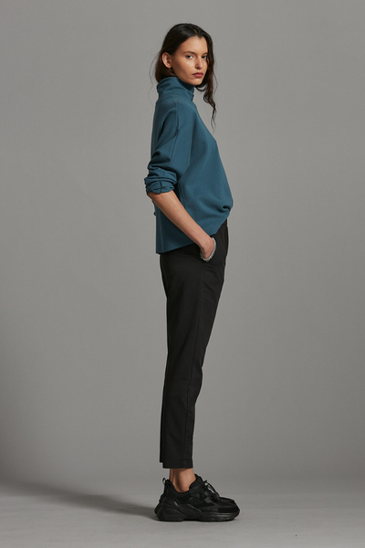 Black Belle Pull-On Twill Pant