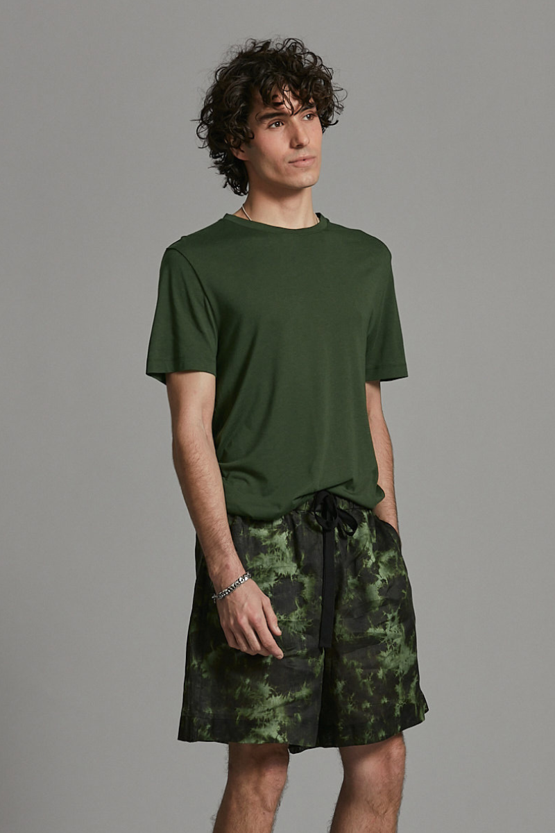 Khaki Tie Dye Yasei GenderU Shorts