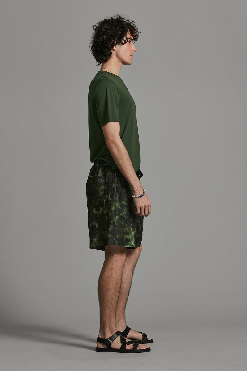 Khaki Tie Dye Yasei GenderU Shorts