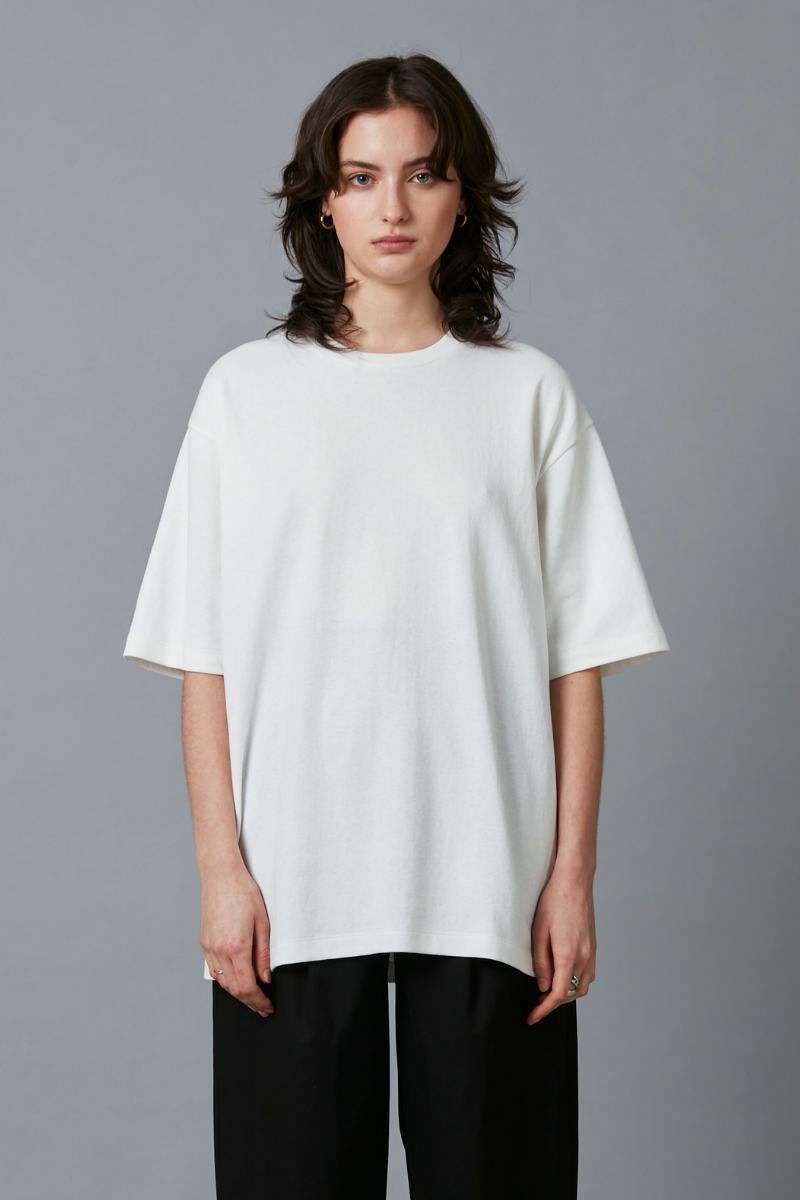 Off White Yosshi Relaxed GenderU Cotton Tee