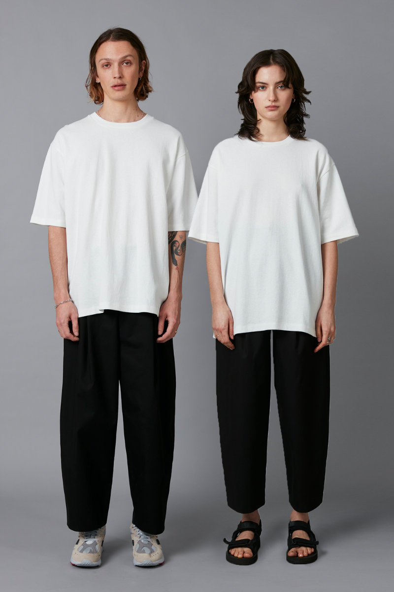 Off White Yosshi Relaxed GenderU Cotton Tee