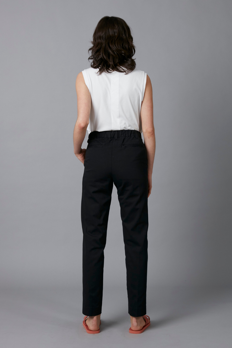 Black Osakie Unisex Cotton Pants